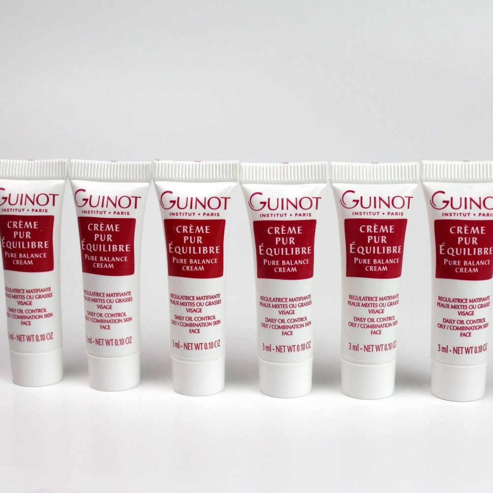 Guinot Creme Pur Equilibre Pure Balance Cream 0.1oz/3ml 6 TRIAL TUBES